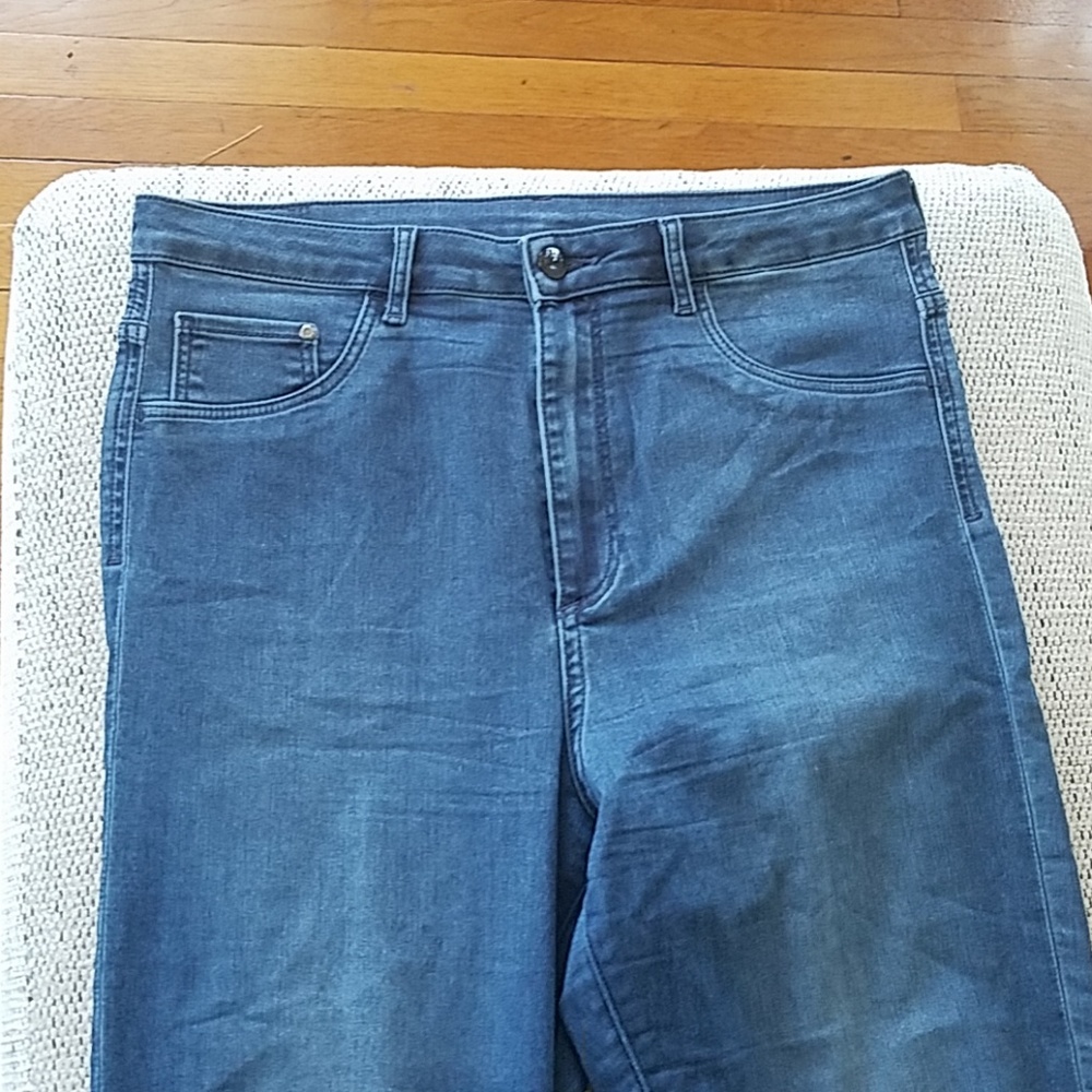 H&M high waisted super skinny jeans, barely worn